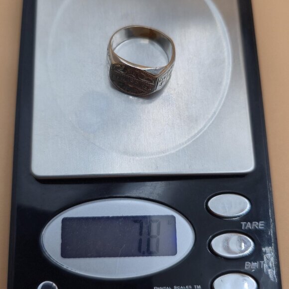 Size 8 Sterling Silver 1945 Philippines Quality Band Ring A5159 - Picture 8 of 8